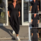 Women's V-Neck Lapel Waist Midi Dress Elegant Spring Style