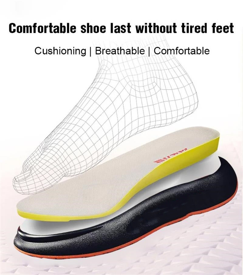 Men's Leather Casual Shoes With Thick Durable Soles