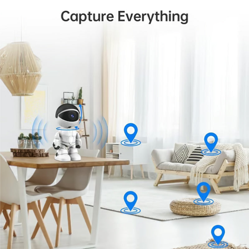 360° HD Wireless WiFi Surveillance Camera With Infrared Night Vision