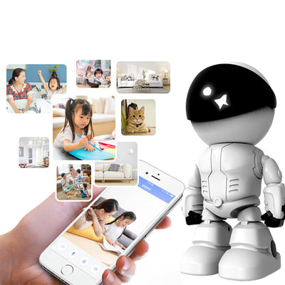 360° HD Wireless WiFi Surveillance Camera With Infrared Night Vision