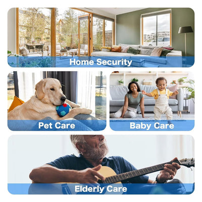 360° HD Wireless WiFi Surveillance Camera With Infrared Night Vision