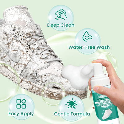 Multifunctional Mild Shoes Cleaner Effective For All Shoe Types