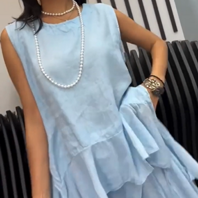 Women’s Two-Piece Set Sleeveless Top And Wide Leg Pants