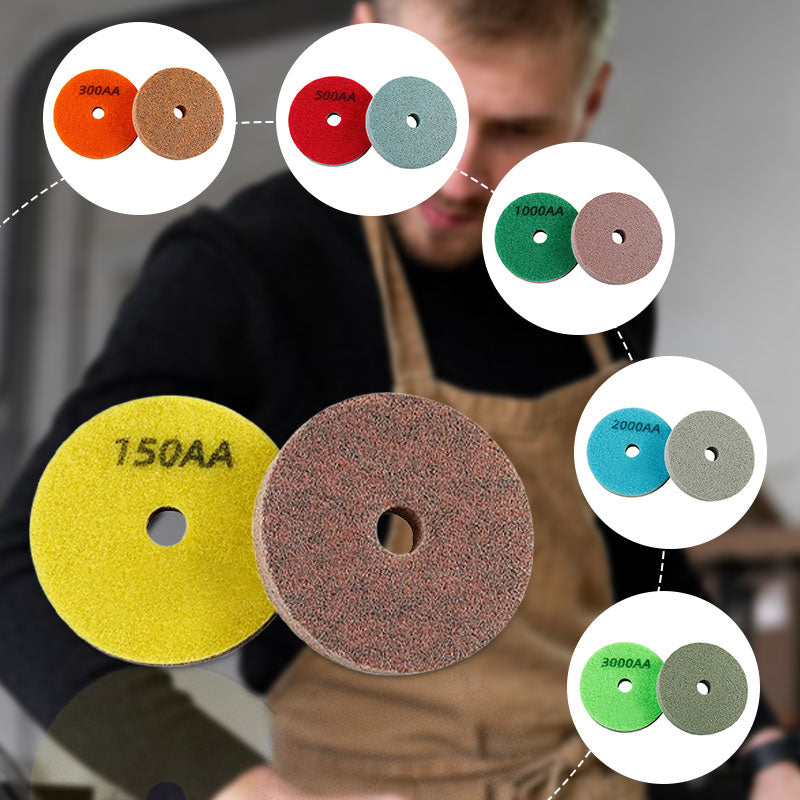 Diamond Sponge Polishing Pad For Angle Grinder Surface Finishing