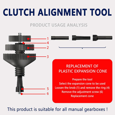 MORE Single Disc Clutch Alignment Tool For Precise Installation