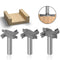 T-shaped Grooving Milling Cutter 4-Flute Precision Tool