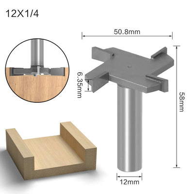 T-shaped Grooving Milling Cutter 4-Flute Precision Tool