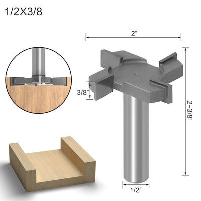 T-shaped Grooving Milling Cutter 4-Flute Precision Tool