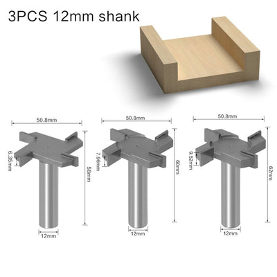 T-shaped Grooving Milling Cutter 4-Flute Precision Tool
