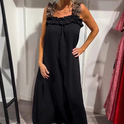 Women's Casual Sleeveless Maxi Dress With Pockets Lightweight Summer