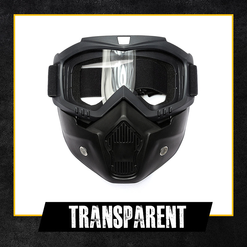 Full Face Goggles Detachable HD Anti-Fog Anti-Glare UV Protection