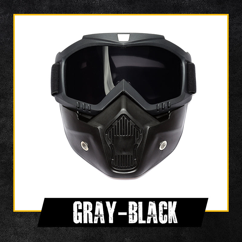 Full Face Goggles Detachable HD Anti-Fog Anti-Glare UV Protection