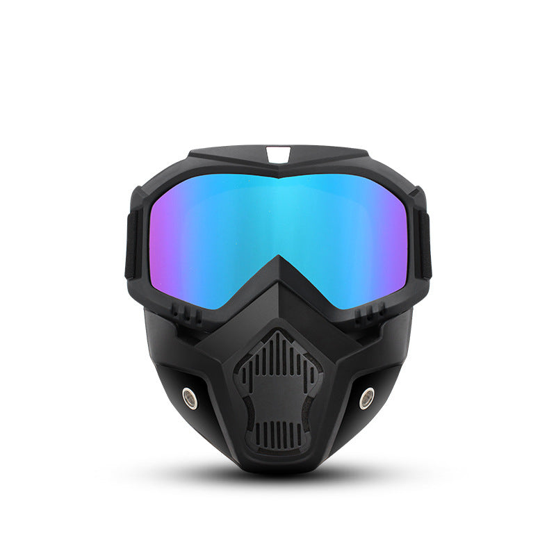 Full Face Goggles Detachable HD Anti-Fog Anti-Glare UV Protection