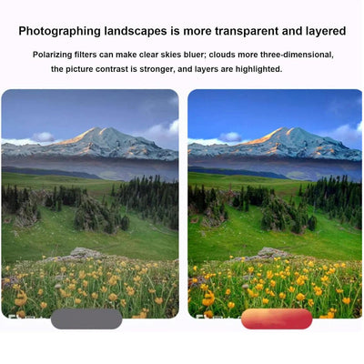 Polarizing Filter For Mobile Photography Ultra-Thin Anti-Reflection Lens