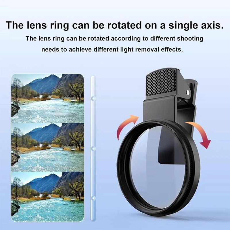 Polarizing Filter For Mobile Photography Ultra-Thin Anti-Reflection Lens
