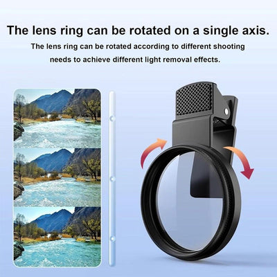 Polarizing Filter For Mobile Photography Ultra-Thin Anti-Reflection Lens