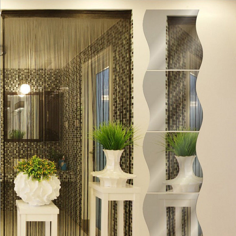 Waterproof Acrylic Hexagonal Mirror Wall Stickers For Home Decor