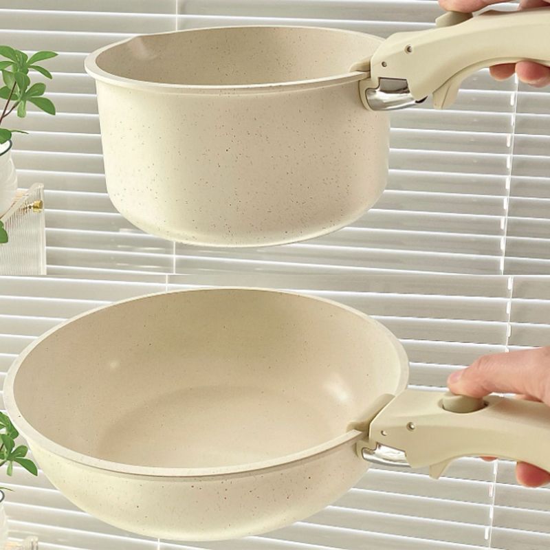 Non-stick Cookware Set With Removable Handle Oven Safe Design