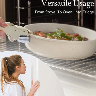 Non-stick Cookware Set With Removable Handle Oven Safe Design