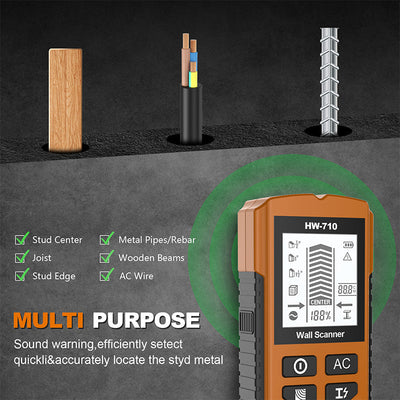 Multifunctional Handheld Metal And Wall Detector For Accurate Detection