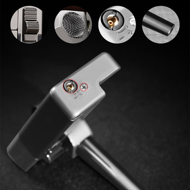 Slant Flame Lighter Inflatable Dual Purpose Tobacco Pipe Lighter