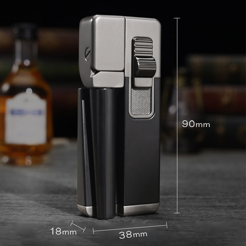 Slant Flame Lighter Inflatable Dual Purpose Tobacco Pipe Lighter