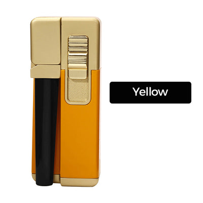 Slant Flame Lighter Inflatable Dual Purpose Tobacco Pipe Lighter