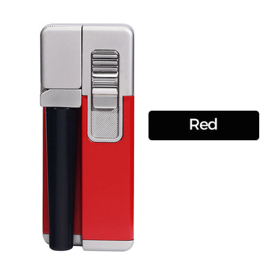 Slant Flame Lighter Inflatable Dual Purpose Tobacco Pipe Lighter