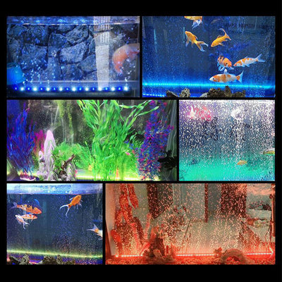 LED Aquarium Bubble Light Colorful Air Bubble Decoration