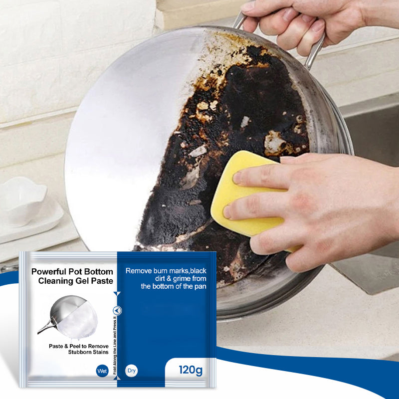 Powerful Pot Bottom Cleaning Gel Paste For Easy Stain Removal