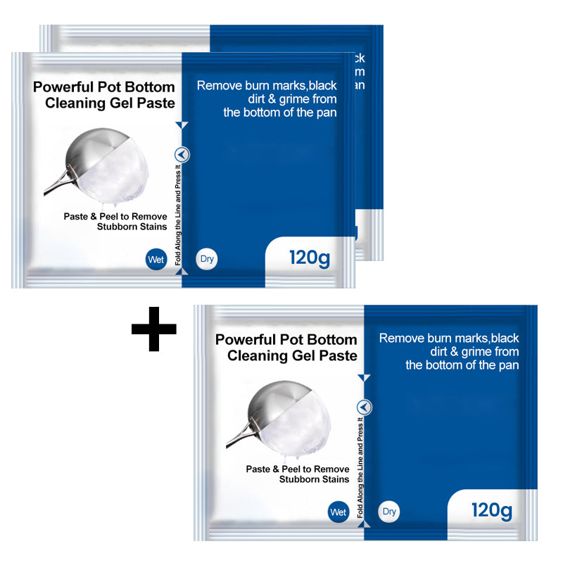 Powerful Pot Bottom Cleaning Gel Paste For Easy Stain Removal