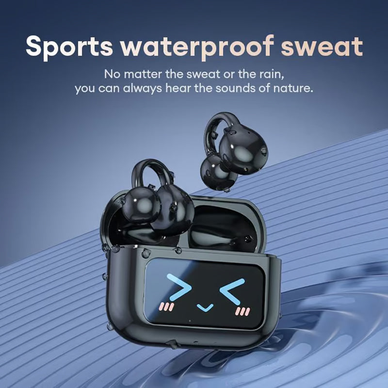 Bluetooth Clip On Earphones Wireless Music Earbuds For Active Lifestyle