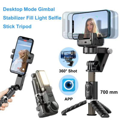 Smartphone Gimbal Stabilizer Foldable 3-Axis Rotating For Recording