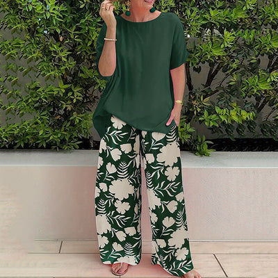 Women's Two-Piece Casual Outfit Stylish Comfortable Everyday Wear