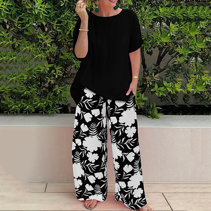 Women's Two-Piece Casual Outfit Stylish Comfortable Everyday Wear