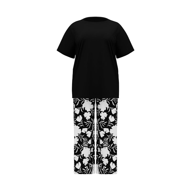 Women's Two-Piece Casual Outfit Stylish Comfortable Everyday Wear