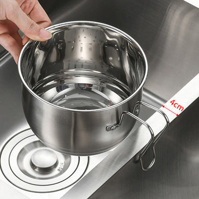 Multi-Functional Kitchen Sink Strainer Basket With Hanging Design