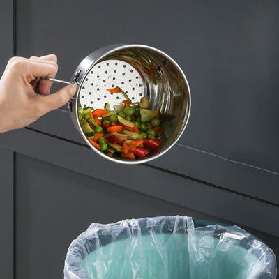 Multi-Functional Kitchen Sink Strainer Basket With Hanging Design