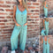 Women's Casual Loose Jumpsuit Buttoned Versatile Comfortable Fit