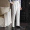 Men's High Waisted Blazer Pants Versatile Casual Stylish Trousers