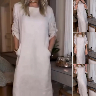 Women's Loose Long Dress Comfortable Versatile Casual Wear