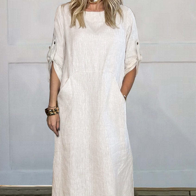 Women's Loose Long Dress Comfortable Versatile Casual Wear