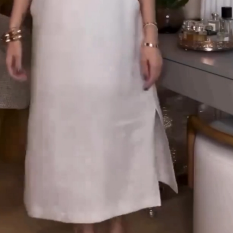 Women's Loose Long Dress Comfortable Versatile Casual Wear
