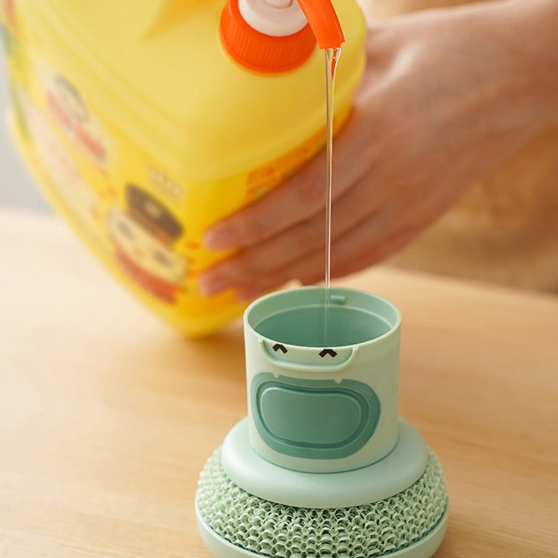 Dishwashing Brush Durable Soft Bristles Easy Grip Handle
