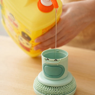 Dishwashing Brush Durable Soft Bristles Easy Grip Handle