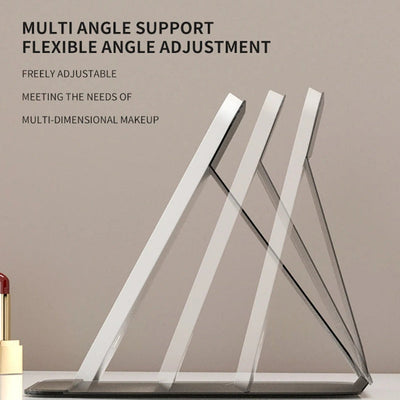 LED Portable Folding Makeup Mirror With Bright Adjustable Lights