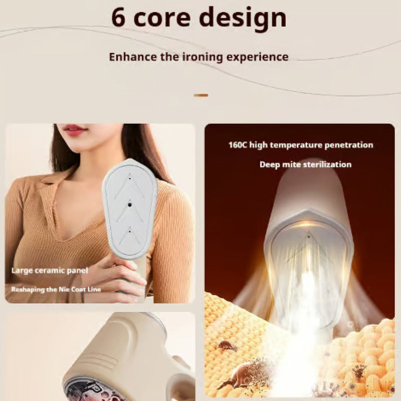 Portable Handheld Clothes Steamer For Wrinkle-Free Garment Care