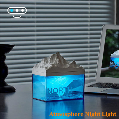 3-in-1 Night Light Bluetooth Speaker With Glacier Design
