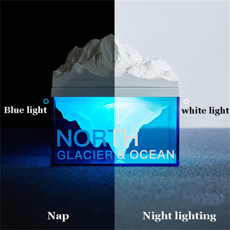 3-in-1 Night Light Bluetooth Speaker With Glacier Design