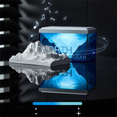 3-in-1 Night Light Bluetooth Speaker With Glacier Design